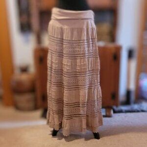 #124 Now & Then Cotton Blush Skirt
